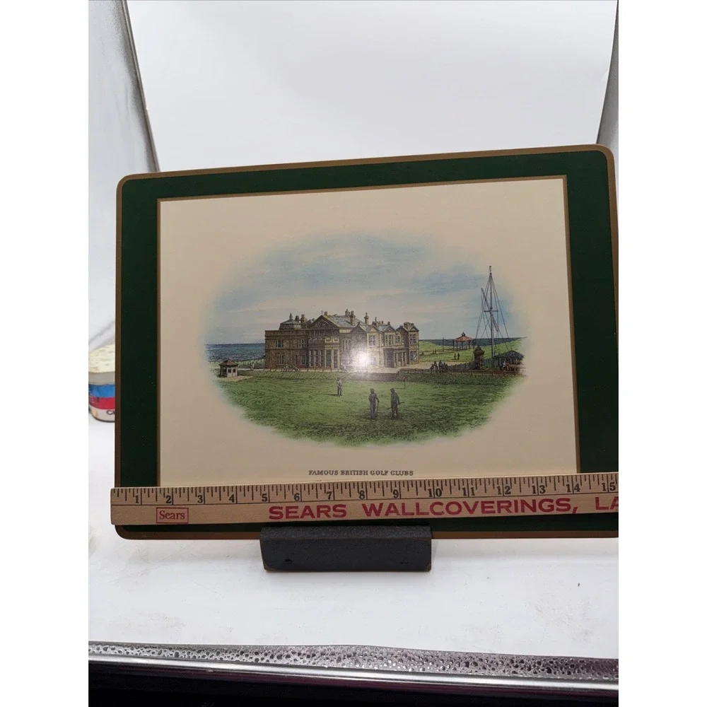 St.Andrews Golf Course Collectible Placemat Made in England